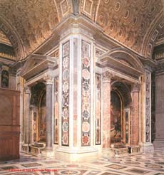 Sacred Heart Altar area - St Peter's Basilica