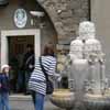 Papal Tiara Fountain outside the Square