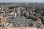 St Peter's Square from the Dome