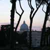 St Peter's at dusk from the Gianicolo