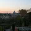 St Peter's at dusk from Gianicolo Hill