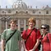 Tourists in St Peter's Square