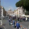 Looking down Via Conciliazione from Castle Sant Angelo