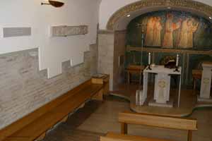 View of the Irish Chapel in the Vatican Grottoes