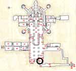 Map of the Vatican Grottoes