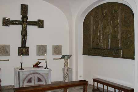 View of the Chapel of the Patron Saints of Europe in the Vatican Grottoes