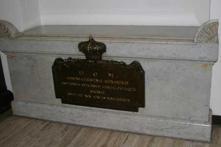 The Tomb of Queen Chistina in the Vatican Grottoes