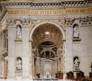 Founder Statues - Left Transept East Wall