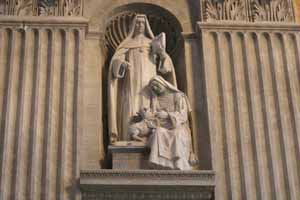 St Mary Euphrasia niche in St Peter's Basilica