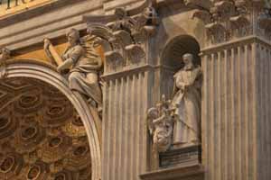 St Peter Fourier statue in St Peter's Basilica