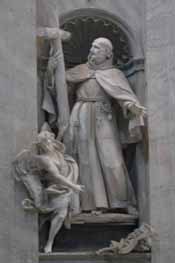 St Peter of Alcantara statue by Francesco Vergara y Bartual, 1713